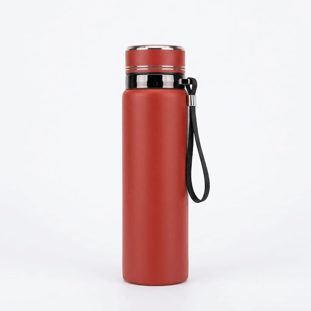 Everyday Stainless Steel Water (Hot & Cool) Bottle – Stylish, Easy-Grip Water Container for School Kids, Office & Travel in Roof Terracotta