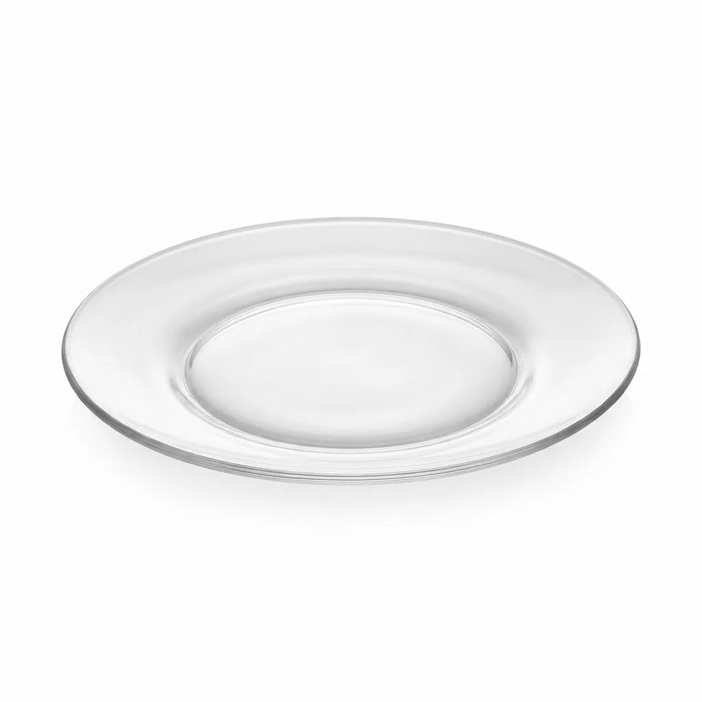 Premium Glass Charger Plates - Set of 2 Sizes (7.5" & 11") in Aijiro White